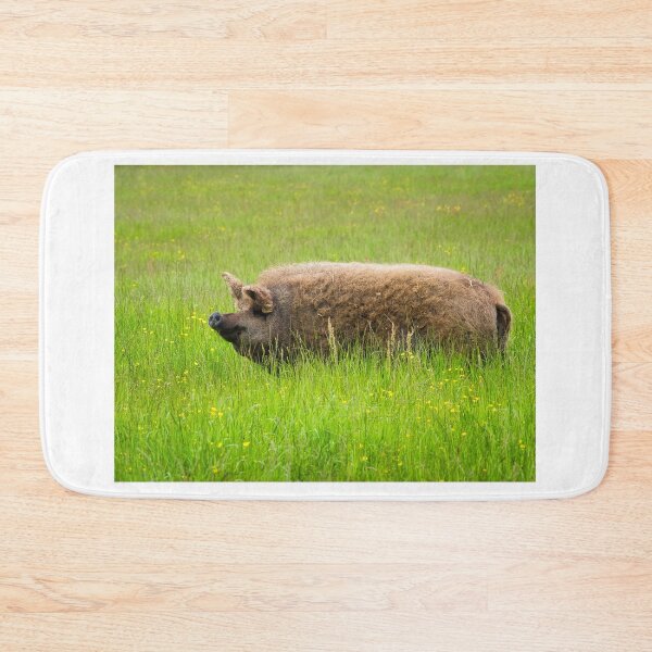 Item preview, Mangalica Pig Enjoying the Summer Grass designed and sold by Dorset Girl.