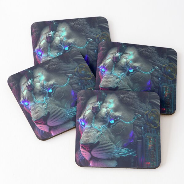 Item preview, Cyberpunk Lion designed and sold by TortillaChief.