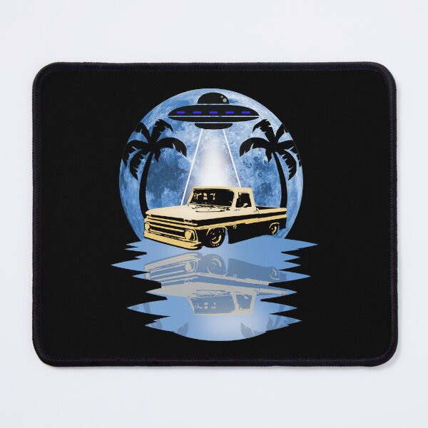 Item preview, Classic Pickup Truck Alien Abduction Spaceship Funny Flying Saucer designed and sold by CharJens.