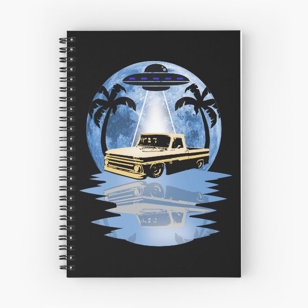 Item preview, Classic Pickup Truck Alien Abduction Spaceship Funny Flying Saucer designed and sold by CharJens.