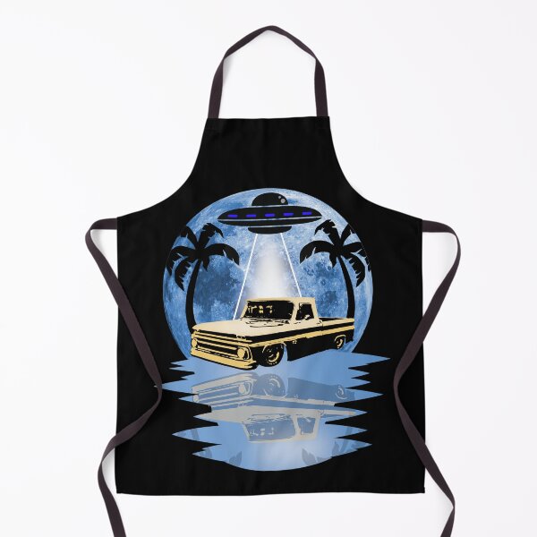 Item preview, Classic Pickup Truck Alien Abduction Spaceship Funny Flying Saucer designed and sold by CharJens.