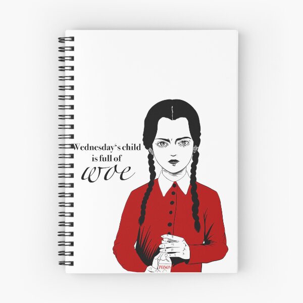 Item preview, Wednesday's child is full of woe - red designed and sold by gaslight-n.