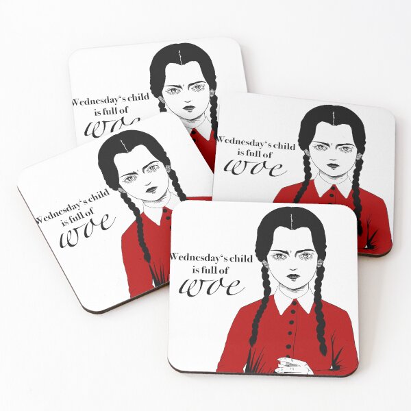 Item preview, Wednesday's child is full of woe - red designed and sold by gaslight-n.