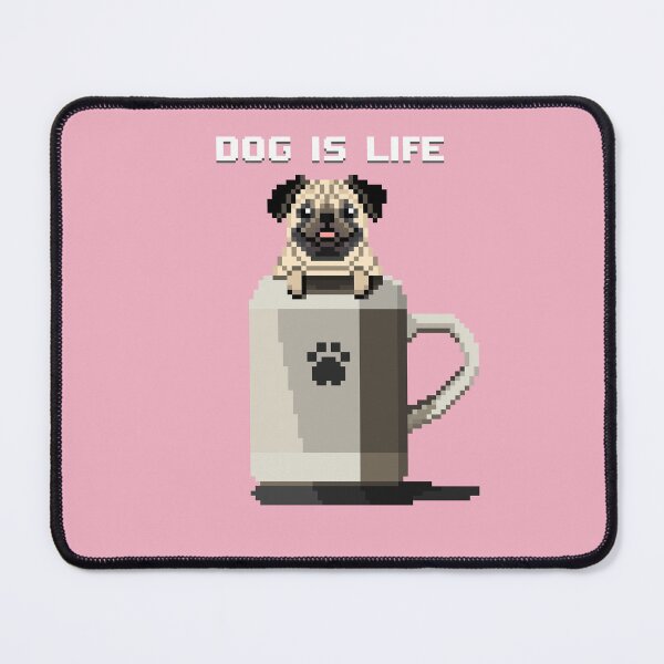 Item preview, Dog is Life (Cupid) designed and sold by PixelByFatbeard.