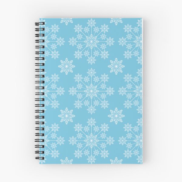Item preview, Snow flakes sky blue pattern designed and sold by kallyfactory.