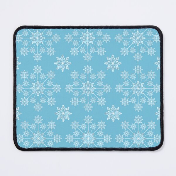 Item preview, Snow flakes sky blue pattern designed and sold by kallyfactory.