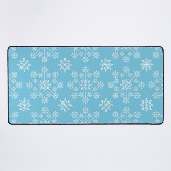 Item preview, Snow flakes sky blue pattern designed and sold by kallyfactory.