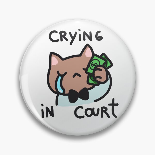 Item preview, Crying in court (with money) kitty designed and sold by NicoNicopru.