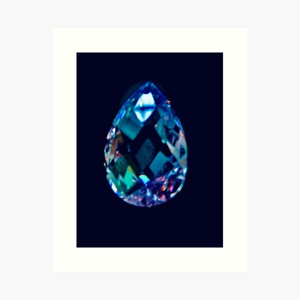 Aperçu de l'œuvre Larme cristal saphir créée et vendue par baksuart.