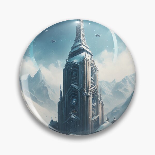 Item preview, Unknown Snow Alien Planet designed and sold by The-Artful-Eye.