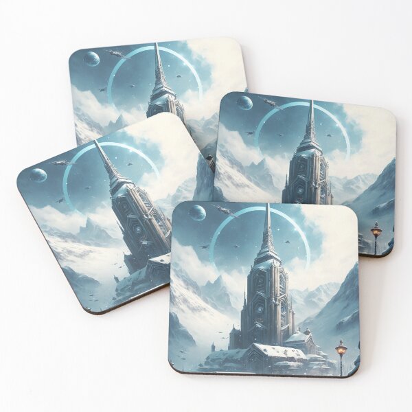 Item preview, Unknown Snow Alien Planet designed and sold by The-Artful-Eye.