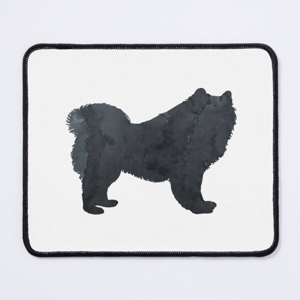 Item preview, Samoyed Dog Silhouette, Black, Simple, Minimalist designed and sold by BittenByErmines.
