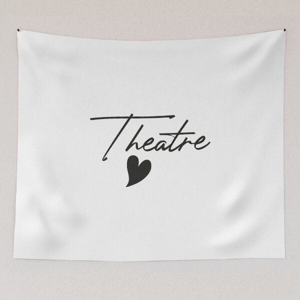 Item preview, I LOVE HEART THEATRE, THEATER, THEATER lover, THEATER idea, THEATER design designed and sold by RedArtsDesign.