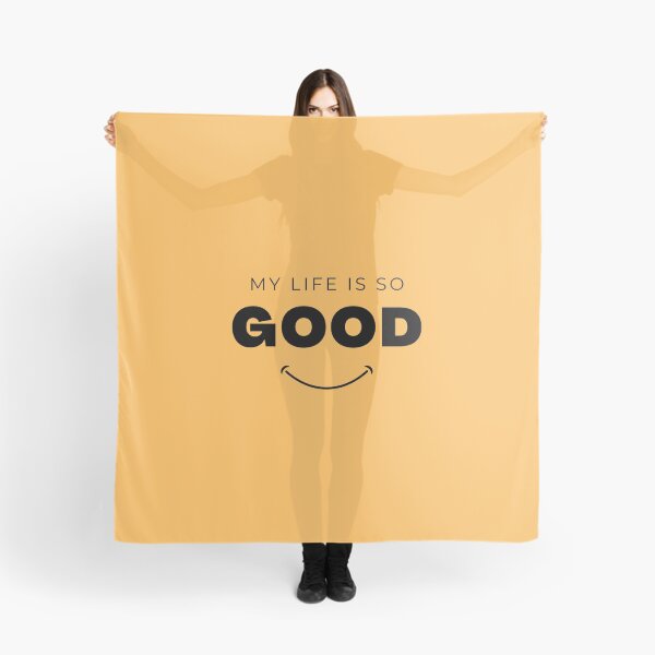 Item preview, My Life is So Good Funny Smiling Face designed and sold by Dewlangrial.