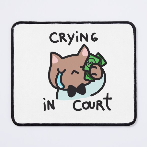 Item preview, Crying in court (with money) kitty designed and sold by NicoNicopru.