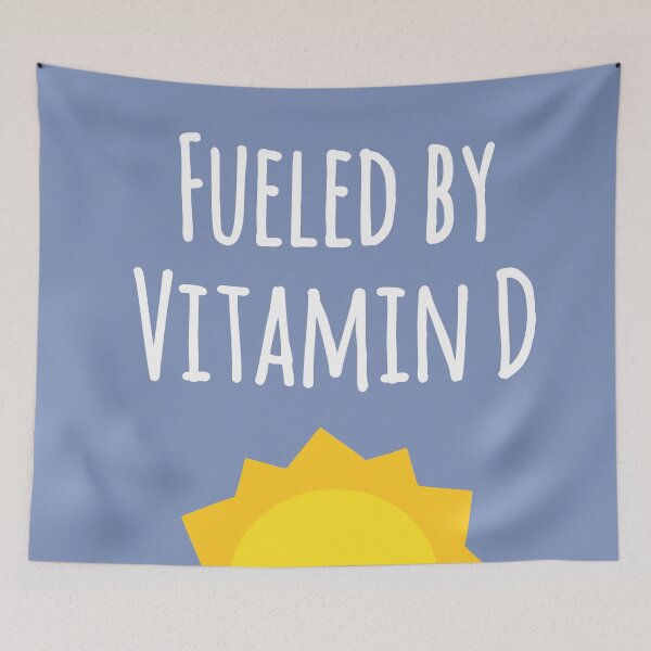 Item preview, Fueled by Vitamin D : Sun Quote designed and sold by EnzoVectorism.