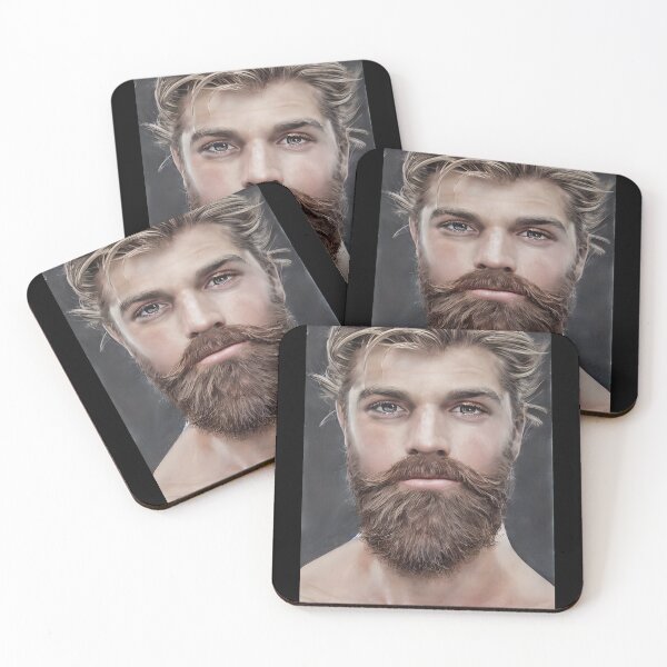 Item preview, Young, Blond  Bearded Man- Light Brown Eyed Cutie designed and sold by LthrDaddyBear.