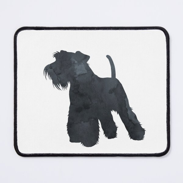 Item preview, Schnauzer Dog Silhouette, Black, Simple, Minimalist designed and sold by BittenByErmines.