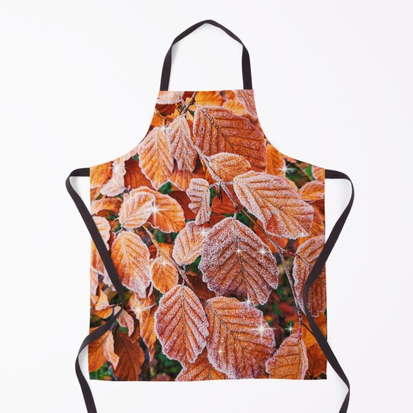 Item preview, Golden Autumn leaves with a dusting of frost designed and sold by ditzy-designs.