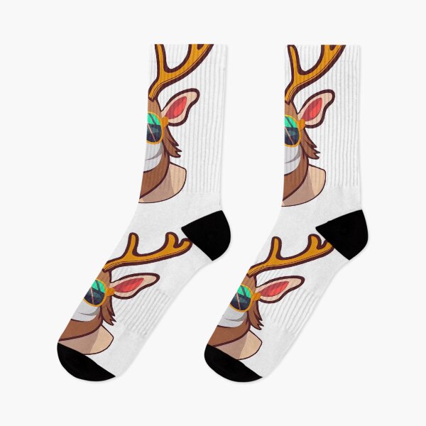 Item preview, Cool Reindeer illustrated Christmas sticker designed and sold by AirtWorld.