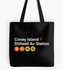 Coney Island Stillwell Av Station Tote Bag