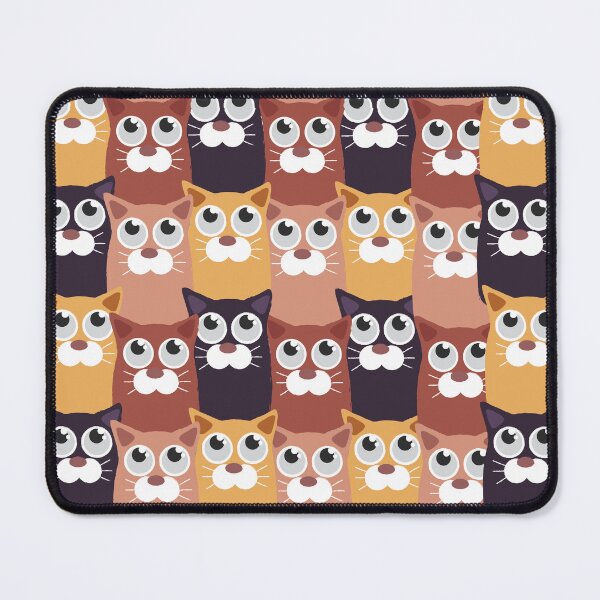 Item preview, Crowd of Cute Cats Pattern designed and sold by Krapka.