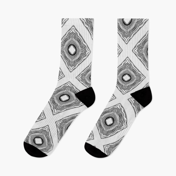 Item preview, Black and white tile pattern designed and sold by JessDaniArt.