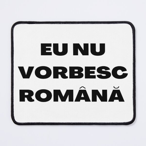 Item preview, Eu nu vorbesc română (I don't speak Romanian) designed and sold by Mimifsud.
