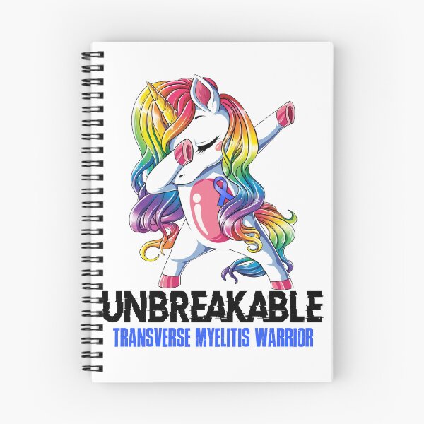Item preview, Transverse Myelitis Awareness - Unicorn Transverse Myelitis Warrior Ribbon UNBREAKABLE designed and sold by Fernandezf.
