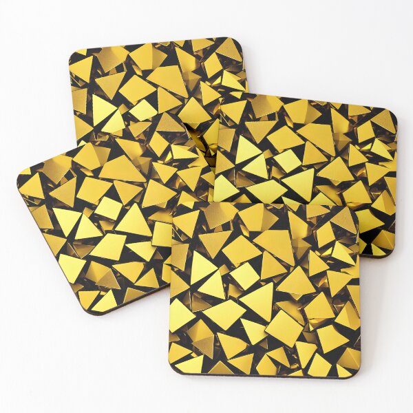 Item preview, Golden and Black Modern Abstract Surface Decor 03 designed and sold by jumpercat.