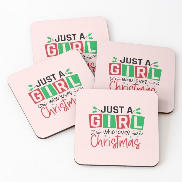 Item preview, Just a Girl who loves Christmas, Gift for Girls designed and sold by Sunnyhova.
