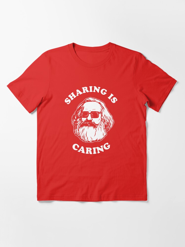 Thumbnail 3 von 7, Essential T-Shirt, Teilen ist Kümmern designt und verkauft von dumbshirts.