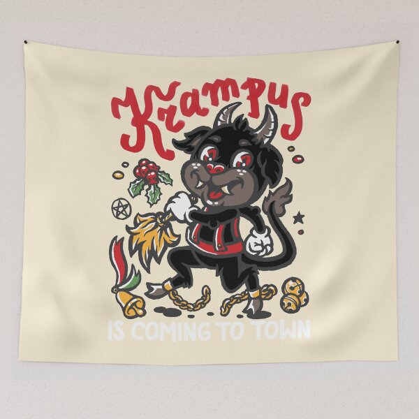 Item preview, Krampus is coming to town designed and sold by BeataObscura.