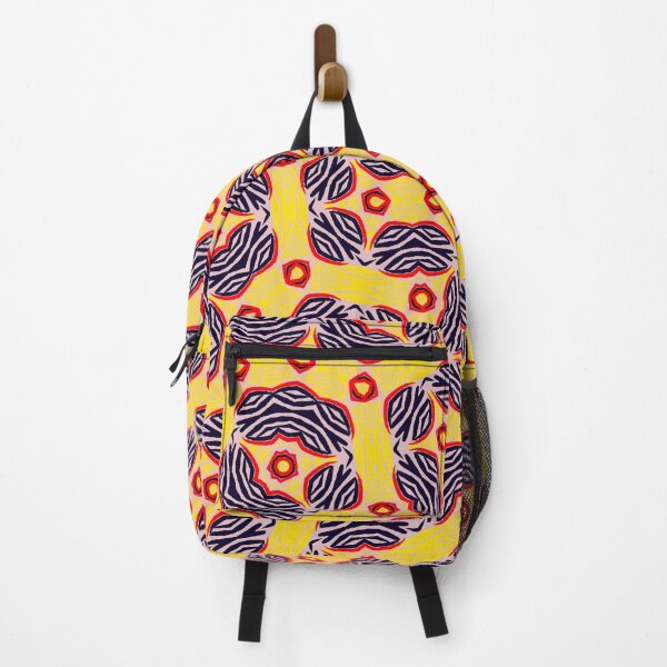 Item preview, Purple Red and Yellow Geometric Art Nouveau Geometric Print designed and sold by protegra.