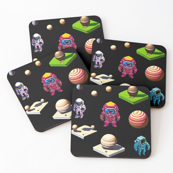 Item preview, 32-BIT Pixel outer space mix designed and sold by MoonsideGallery.