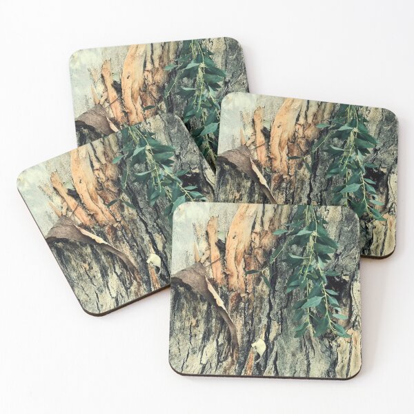 Item preview, Exquisitely Textured Tree Bark With Lush Leaves  designed and sold by DEC02.