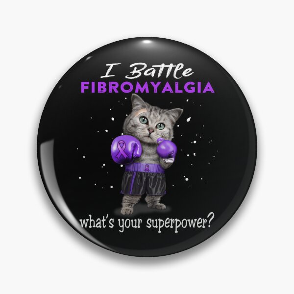Item preview, Fibromyalgia Warrior - I Battle Fibromyalgia What Is Your Superpower? designed and sold by Jennpak.
