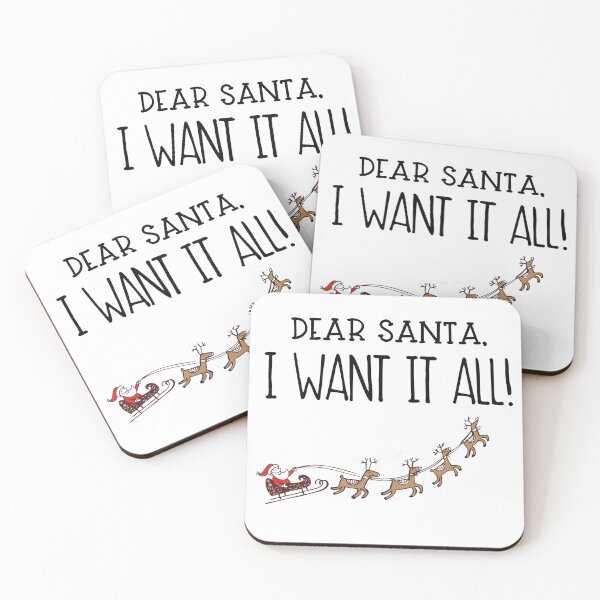 Item preview, Dear santa I want IT All funny gift christmas designed and sold by Magic-Offers.