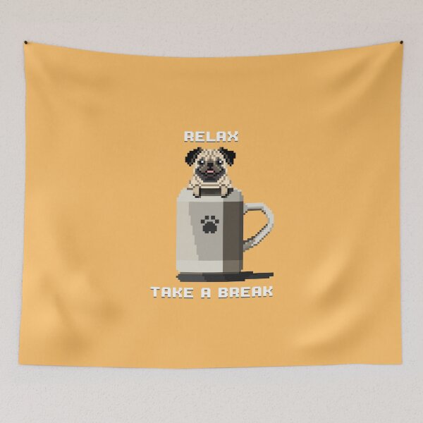 Item preview, Relax, Take a Break (Honey) designed and sold by PixelByFatbeard.