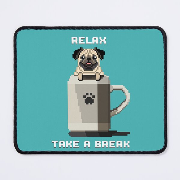 Item preview, Relax, Take a Break (Turquoise) designed and sold by PixelByFatbeard.