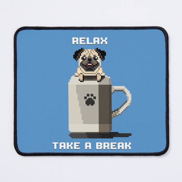 Item preview, Relax, Take a Break (Picton Blue) designed and sold by PixelByFatbeard.