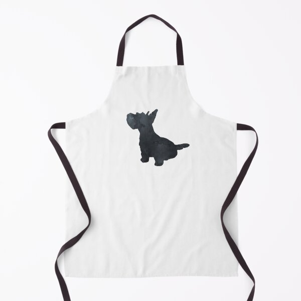 Artikelvorschau, Scottish Terrier, Scottie Dog Silhouette, Schwarz, Einfach, Minimalistisch entworfen und verkauft von BittenByErmines.