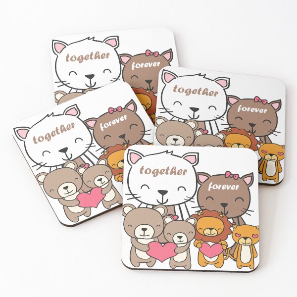 Item preview, Panda And Brownie Bear Couple designed and sold by STOREMUZAN.