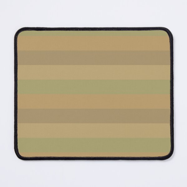 Item preview, Shades of Ochre and Neutral Green Wide Horizontal Stripe designed and sold by rhombusOnion.