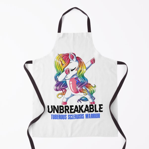 Item preview, Tuberous Sclerosis Awareness - Unicorn Tuberous Sclerosis Warrior Ribbon UNBREAKABLE designed and sold by Fernandezf.