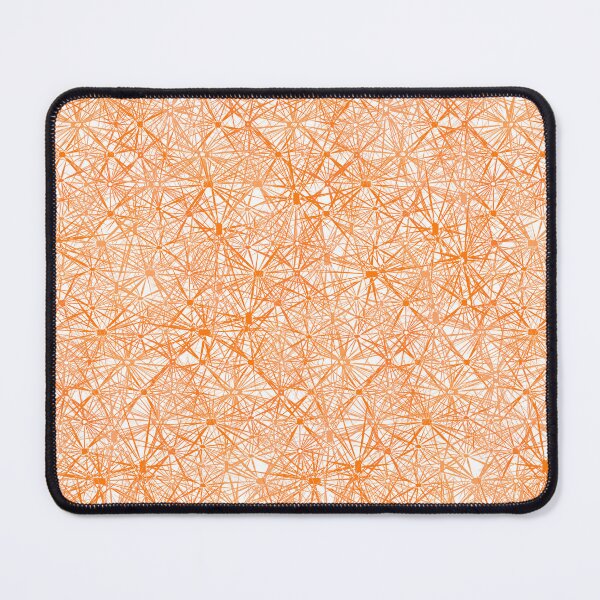 Item preview, Geometric, Pattern, Shapes, Lines, Modern, Abstract, Art, Meshwork - Orange on No Color designed and sold by LucidLounger.