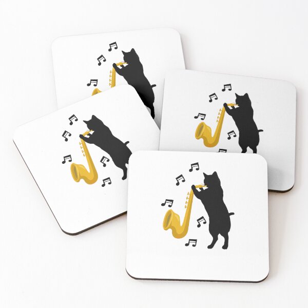 Item preview, Cat playing Jazz Funny Design For mom and sister designed and sold by yssnyd.