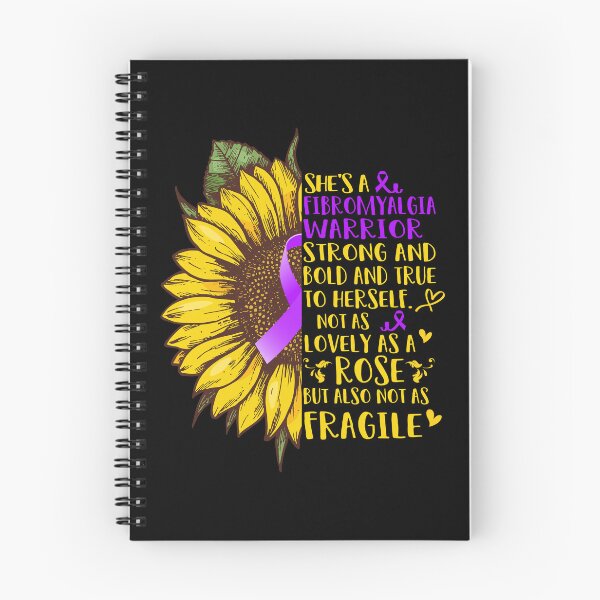 Item preview, She is a Fibromyalgia Warrior Strong and Bold and True to Herself not as Lovely as a ROSE but also not as FRAGILE designed and sold by EdithShop59.