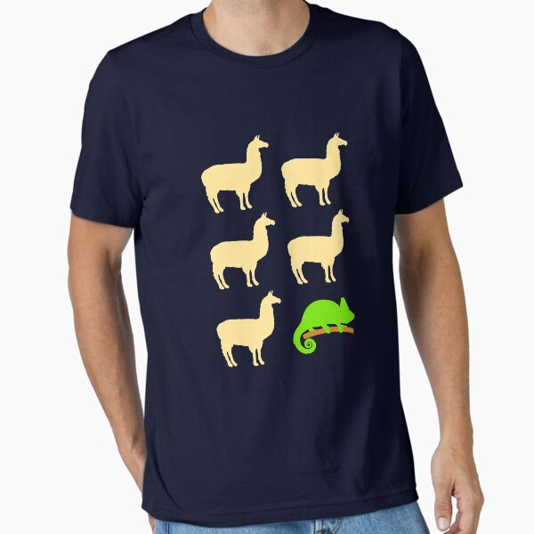 Artikel-Vorschau von Lama Lama Lama Lama Lama Chamäleon, designt und verkauft von Yipptee Shirts.
