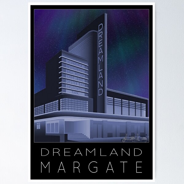 Scooter Poster Dreamland Margate Poster